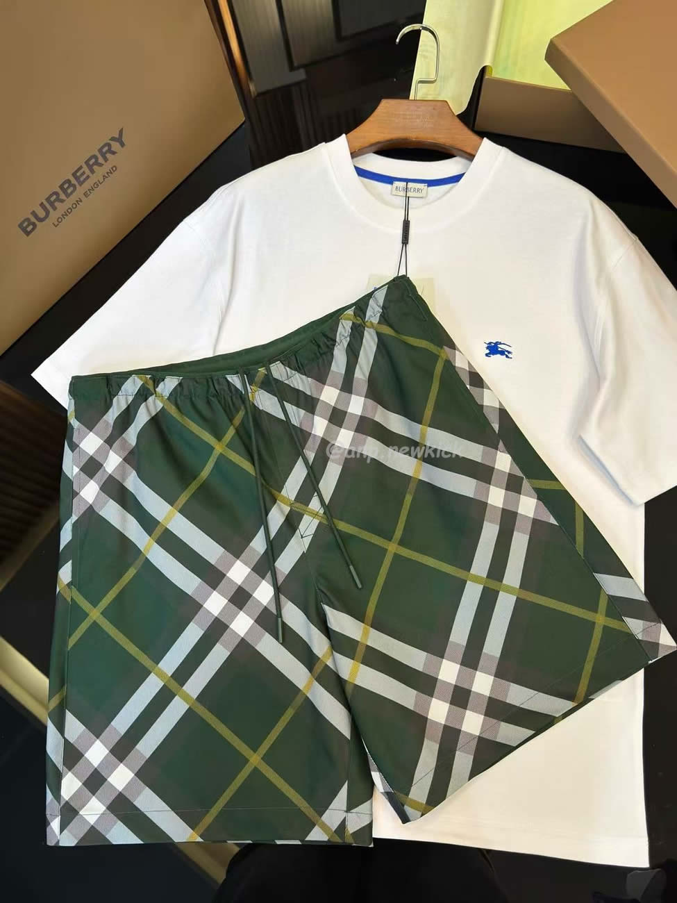 Burberry Patchwork Plaid Green Blue Brown (2) - www.newkick.vip